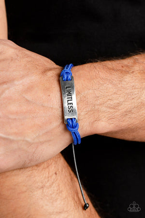 Blue limitless-paparazzi bracelet