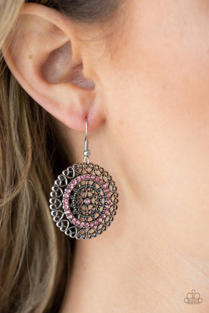 Paparazzi Earring ~ Fairytale Finale - Pink