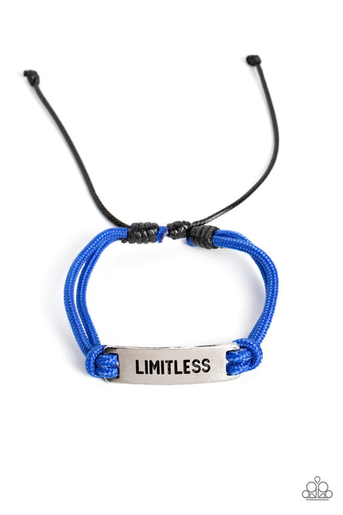 Blue limitless-paparazzi bracelet