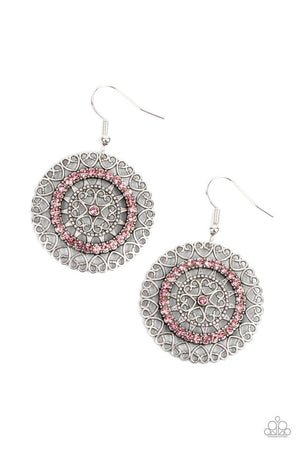 Paparazzi Earring ~ Fairytale Finale - Pink