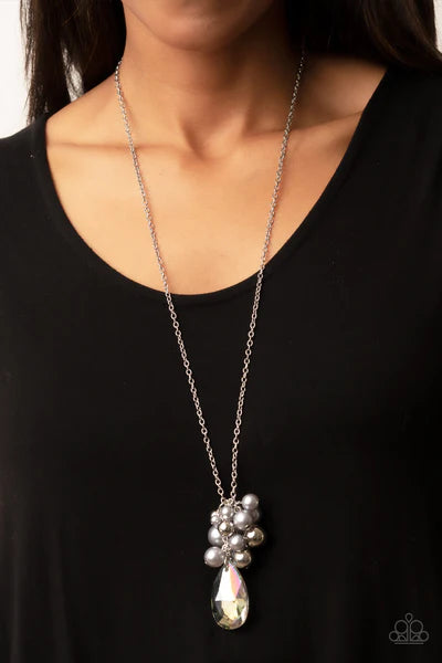 Drip drop dazzle necklace