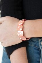 Disc Disco - Copper stretch bracelet