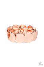 Disc Disco - Copper stretch bracelet