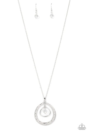 Tasteful Teardrop White Necklace