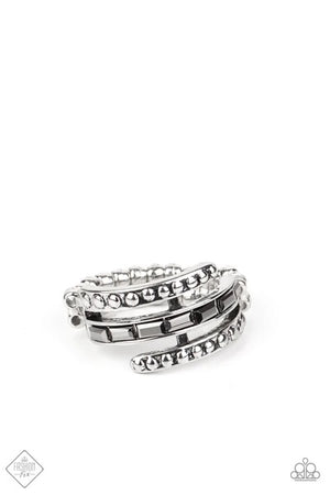 More to Go Around - silver - Paparazzi ring