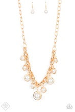 Pearl Necklace Revolving Refinement - Gold Paparazzi Accessories