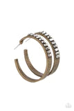 More To Love-Brass Hoops