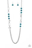 CACHE Me Out - Blue - Necklace & Earrings