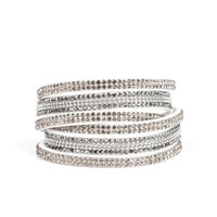 Royal Razzle Wrap Bracelet-White